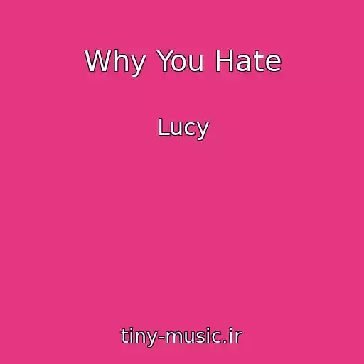 کاور آهنگ Why You Hate از Lucy
