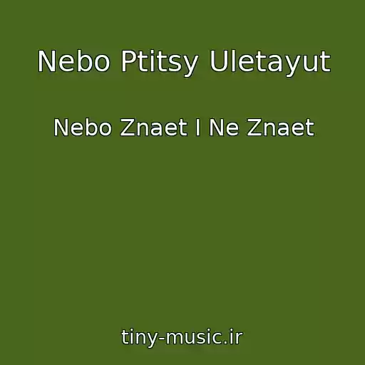 کاور آهنگ Nebo Ptitsy Uletayut از Nebo Znaet I Ne Znaet