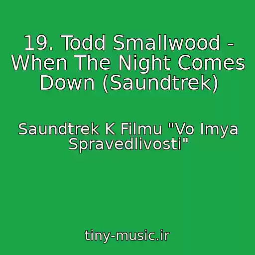 کاور آهنگ 19. Todd Smallwood - When The Night Comes Down (Saundtrek) از Saundtrek K Filmu "Vo Imya Spravedlivosti"