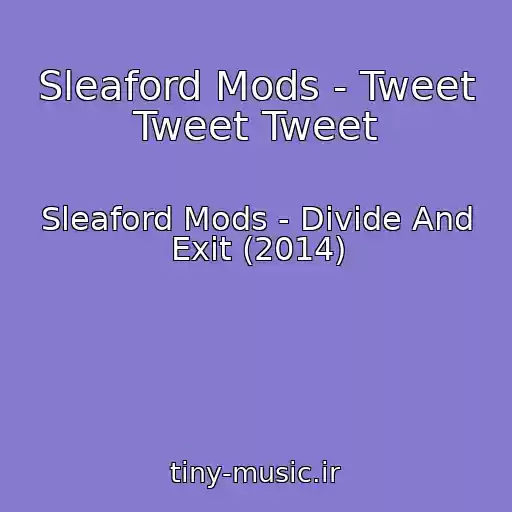 کاور آهنگ Sleaford Mods - Tweet Tweet Tweet از Sleaford Mods - Divide And Exit (2014)