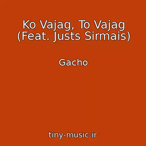 کاور آهنگ Ko Vajag, To Vajag (Feat. Justs Sirmais) از Gacho