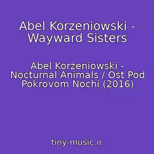 کاور آهنگ Abel Korzeniowski - Wayward Sisters از Abel Korzeniowski - Nocturnal Animals / Ost Pod Pokrovom Nochi (2016)