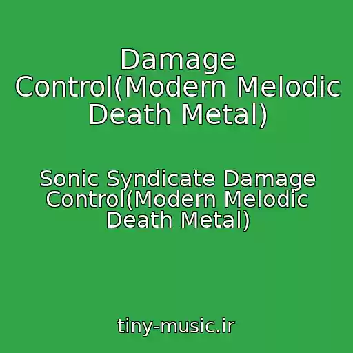 کاور آهنگ Damage Control(Modern Melodic Death Metal) از Sonic Syndicate Damage Control(Modern Melodic Death Metal)