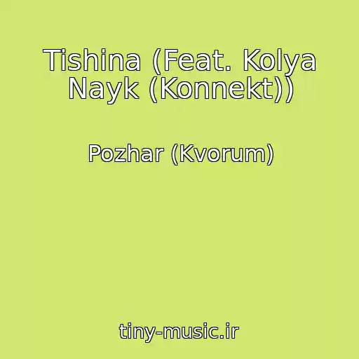 کاور آهنگ Tishina (Feat. Kolya Nayk (Konnekt)) از Pozhar (Kvorum)