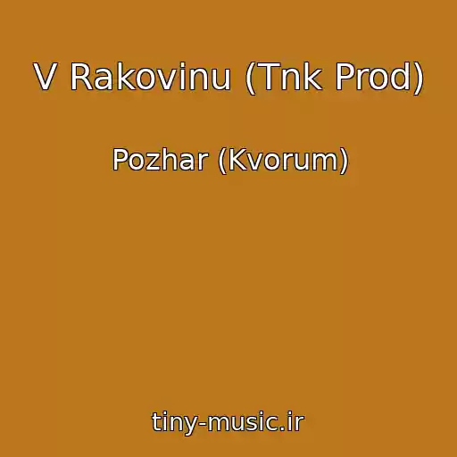 کاور آهنگ V Rakovinu (Tnk Prod) از Pozhar (Kvorum)