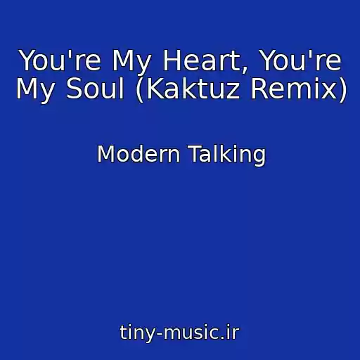 کاور آهنگ You're My Heart, You're My Soul (Kaktuz Remix) از Modern Talking