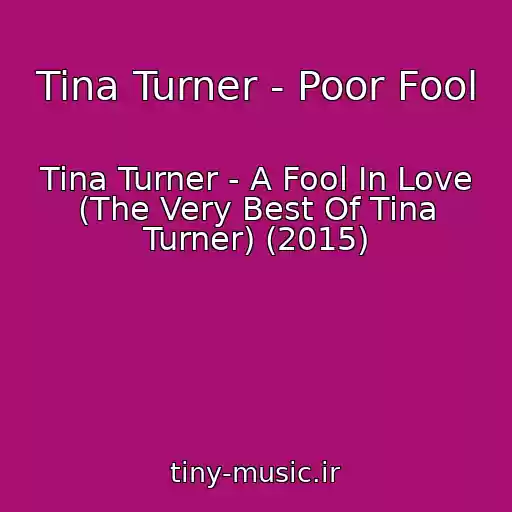 کاور آهنگ Tina Turner - Poor Fool از Tina Turner - A Fool In Love (The Very Best Of Tina Turner) (2015)