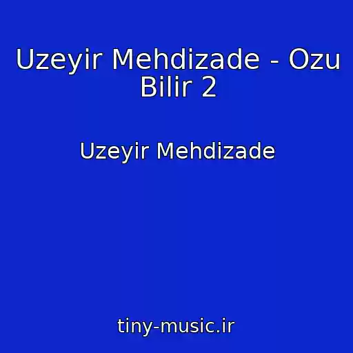 کاور آهنگ Uzeyir Mehdizade - Ozu Bilir 2 از Uzeyir Mehdizade