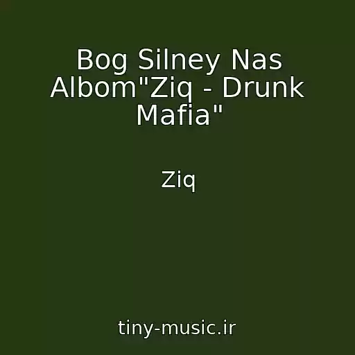 کاور آهنگ Bog Silney Nas Albom"Ziq - Drunk Mafia" از Ziq