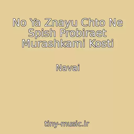 کاور آهنگ No Ya Znayu Chto Ne Spish Probiraet Murashkami Kosti از Navai
