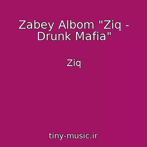 کاور آهنگ Zabey Albom "Ziq - Drunk Mafia" از Ziq