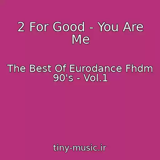 کاور آهنگ 2 For Good - You Are Me از The Best Of Eurodance Fhdm 90's - Vol.1