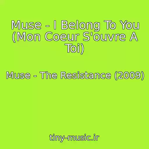 کاور آهنگ Muse - I Belong To You (Mon Coeur S'ouvre A Toi) از Muse - The Resistance (2009)