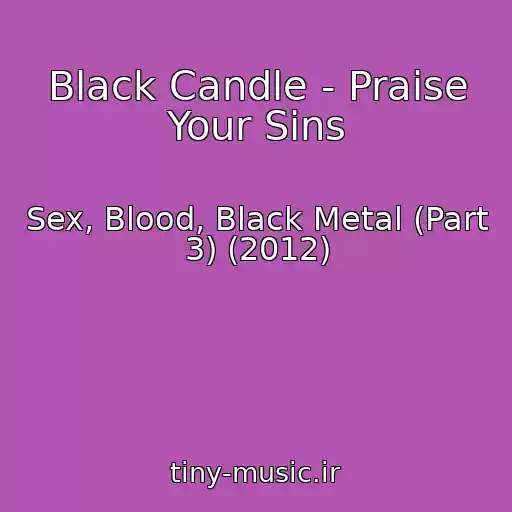 کاور آهنگ Black Candle - Praise Your Sins از Sex, Blood, Black Metal (Part 3) (2012)