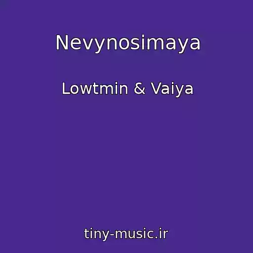 کاور آهنگ Nevynosimaya از Lowtmin & Vaiya