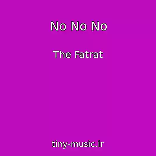 کاور آهنگ No No No از The Fatrat