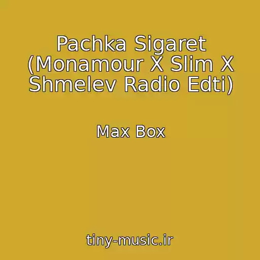 کاور آهنگ Pachka Sigaret (Monamour X Slim X Shmelev Radio Edti) از Max Box