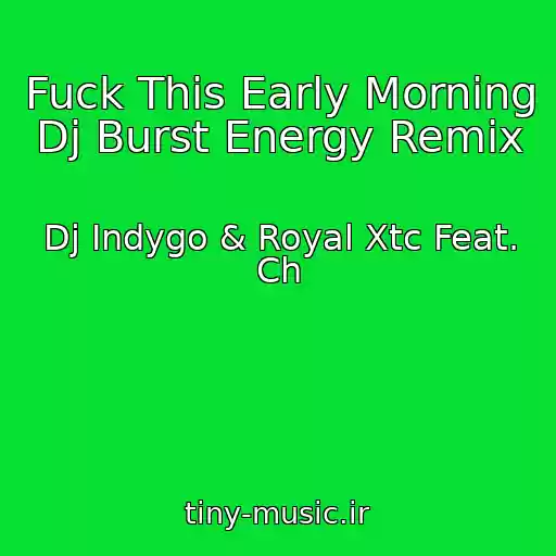 کاور آهنگ Fuck This Early Morning Dj Burst Energy Remix از Dj Indygo & Royal Xtc Feat. Ch