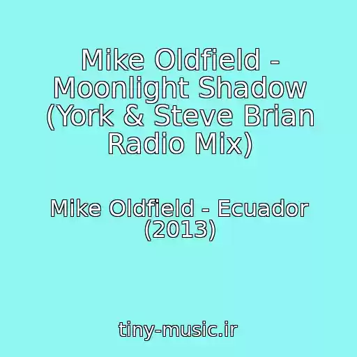 کاور آهنگ Mike Oldfield - Moonlight Shadow (York & Steve Brian Radio Mix) از Mike Oldfield - Ecuador (2013)