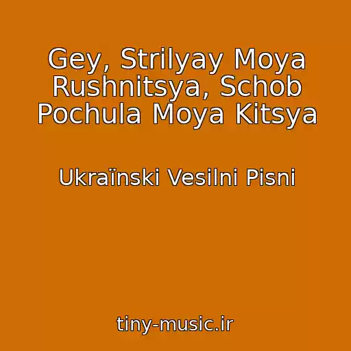 کاور آهنگ Gey, Strіlyay Moya Rushnitsya, Schob Pochula Moya Kitsya از Ukraїnskі Vesіlnі Pіsnі