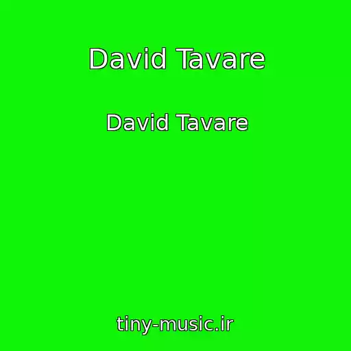 کاور آهنگ David Tavare از David Tavare