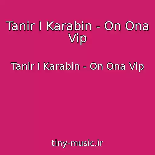 کاور آهنگ Tanir I Karabin - On Ona Vip از Tanir I Karabin - On Ona Vip