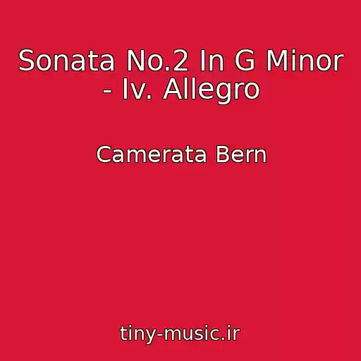 کاور آهنگ Sonata No.2 In G Minor - Iv. Allegro از Camerata Bern