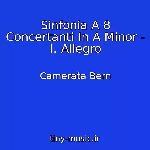 کاور آهنگ Sinfonia A 8 Concertanti In A Minor - I. Allegro از Camerata Bern