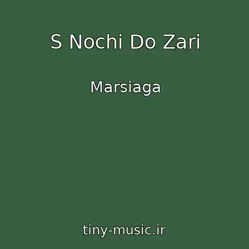 کاور آهنگ S Nochi Do Zari از Marsiaga