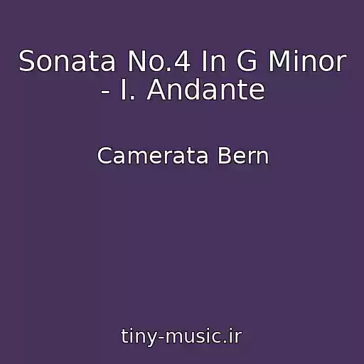 کاور آهنگ Sonata No.4 In G Minor - I. Andante از Camerata Bern