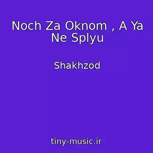 کاور آهنگ Noch Za Oknom , A Ya Ne Splyu از Shakhzod
