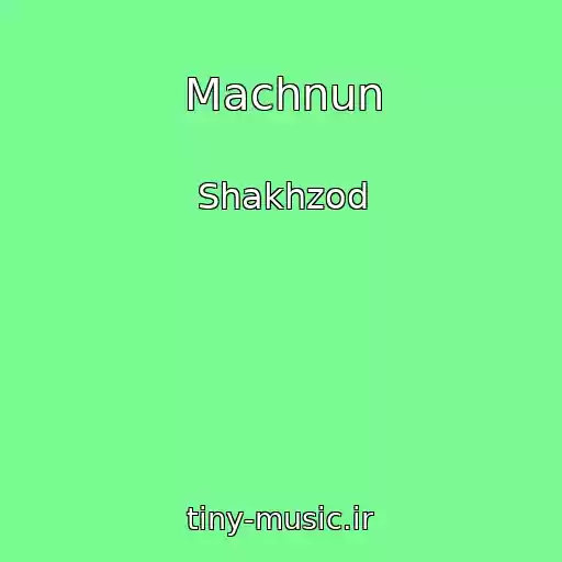 کاور آهنگ Machnun از Shakhzod