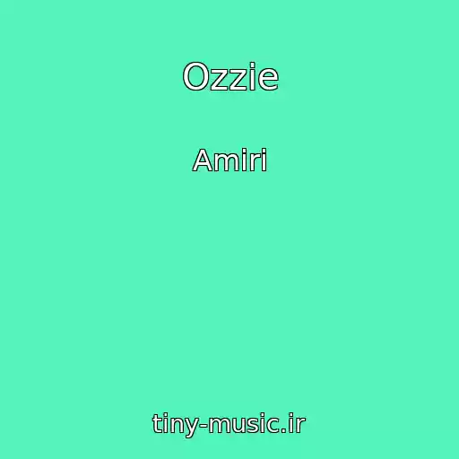 کاور آهنگ Ozzie از Amiri