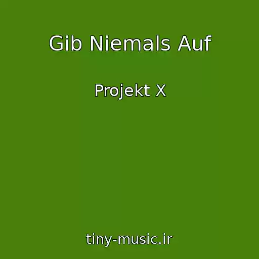 کاور آهنگ Gib Niemals Auf از Projekt X