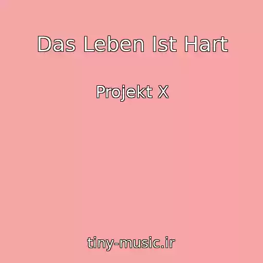 کاور آهنگ Das Leben Ist Hart از Projekt X