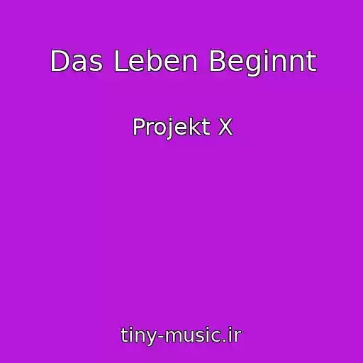 کاور آهنگ Das Leben Beginnt از Projekt X