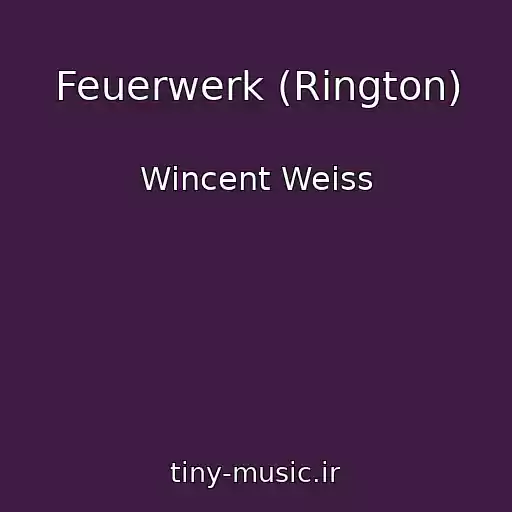 کاور آهنگ Feuerwerk (Rington) از Wincent Weiss
