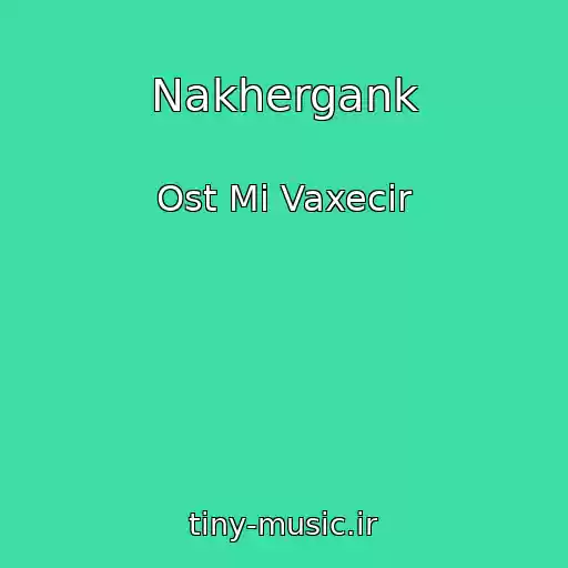 کاور آهنگ Nakhergank از Ost Mi Vaxecir