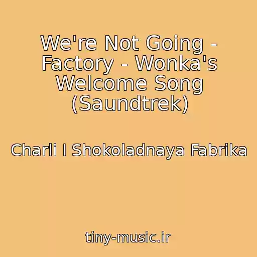 کاور آهنگ We're Not Going - Factory - Wonka's Welcome Song (Saundtrek) از Charli I Shokoladnaya Fabrika