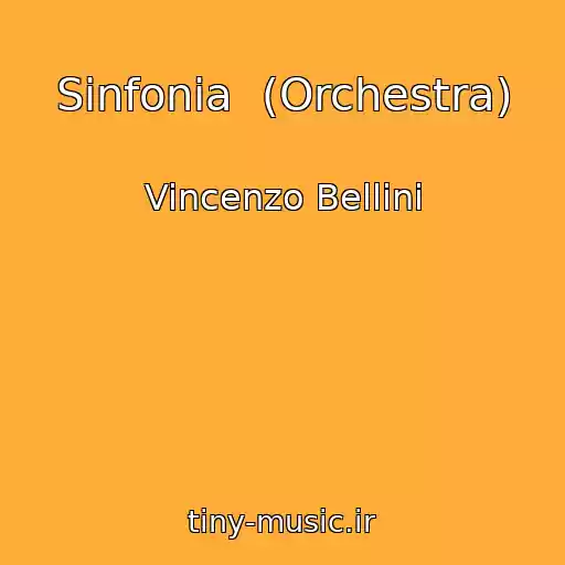 کاور آهنگ Sinfonia  (Orchestra) از Vincenzo Bellini
