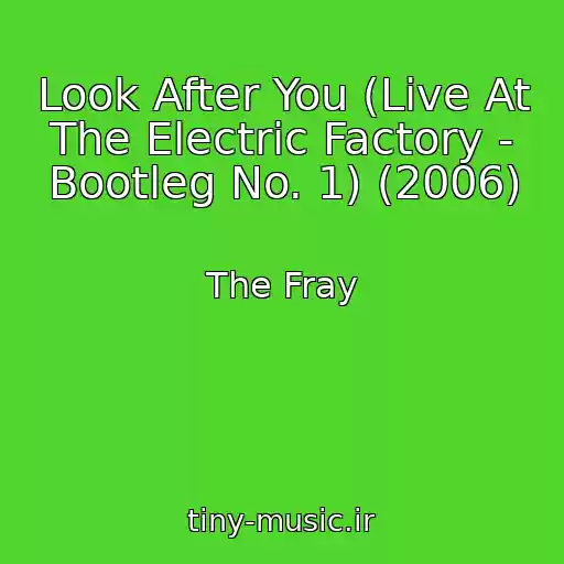 کاور آهنگ Look After You (Live At The Electric Factory - Bootleg No. 1) (2006) از The Fray