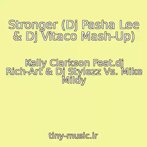 کاور آهنگ Stronger (Dj Pasha Lee & Dj Vitaco Mash-Up) از Kelly Clarkson Feat.dj Rich-Art & Dj Stylezz Vs. Mike Mildy