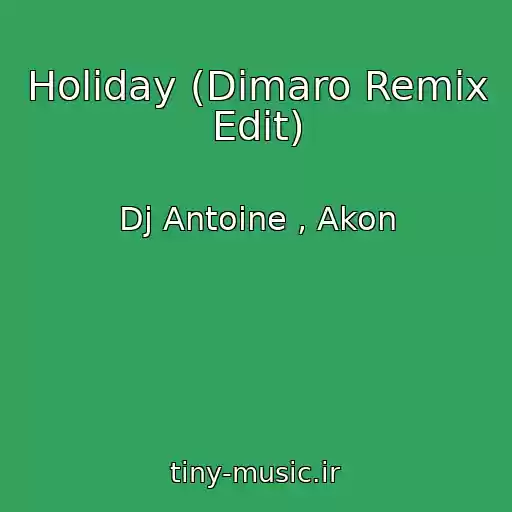 کاور آهنگ Holiday (Dimaro Remix Edit) از Dj Antoine , Akon