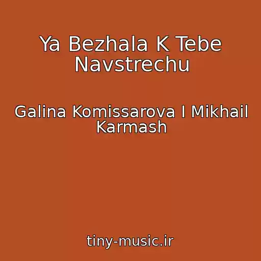 کاور آهنگ Ya Bezhala K Tebe Navstrechu از Galina Komissarova I Mikhail Karmash
