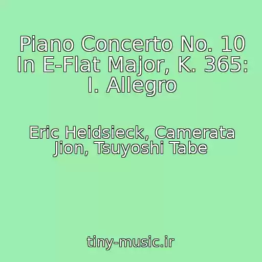 کاور آهنگ Piano Concerto No. 10 In E-Flat Major, K. 365: I. Allegro از Eric Heidsieck, Camerata Jion, Tsuyoshi Tabe