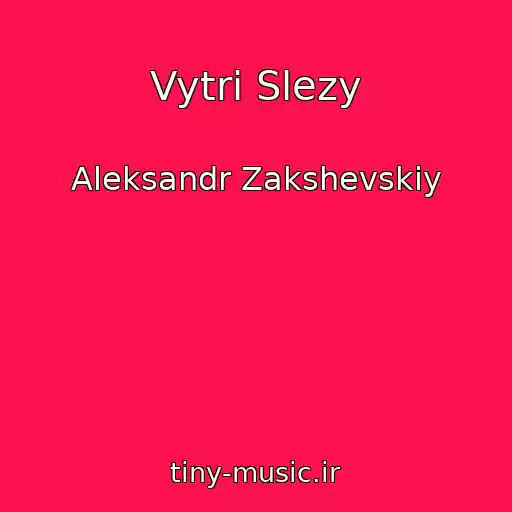 کاور آهنگ Vytri Slezy از Aleksandr Zakshevskiy
