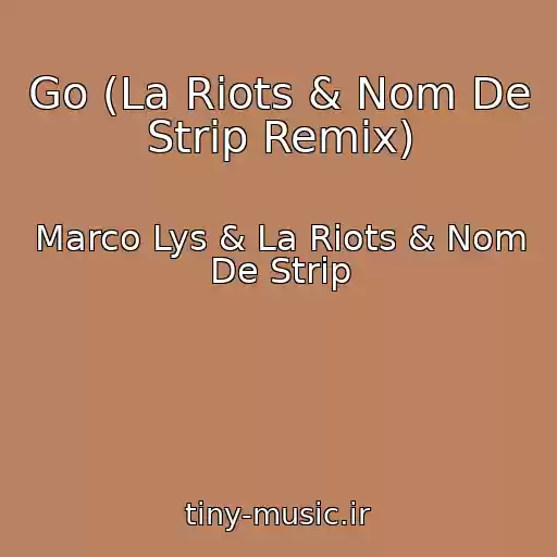 کاور آهنگ Go (La Riots & Nom De Strip Remix) از Marco Lys & La Riots & Nom De Strip