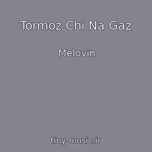 کاور آهنگ Tormoz Chi Na Gaz از Melovin