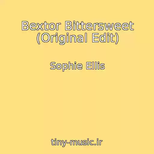 کاور آهنگ Bextor Bittersweet (Original Edit) از Sophie Ellis