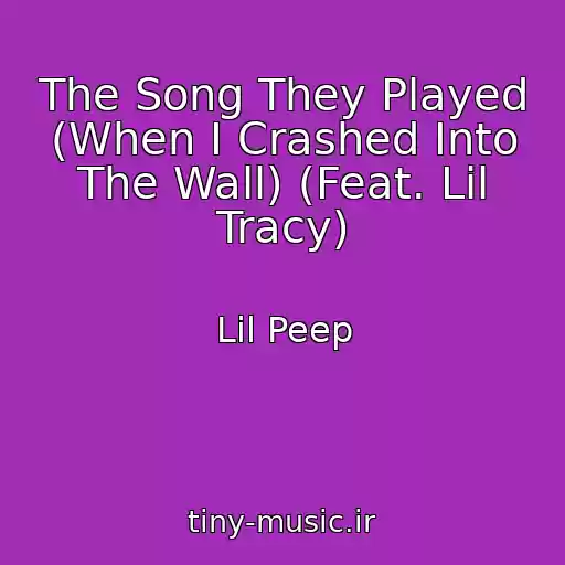 کاور آهنگ The Song They Played (When I Crashed Into The Wall) (Feat. Lil Tracy) از Lil Peep